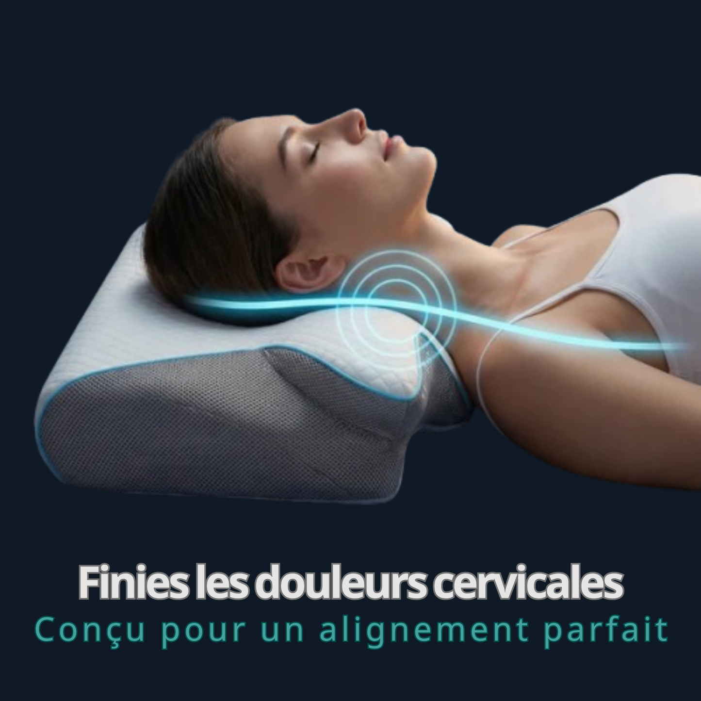 ZÖVAA™ – Oreiller Cervical Ergonomique